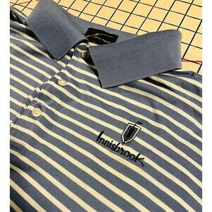 Innisbrook Golf Course Resort Club Blue Striped Nick Price XL Polo Shirt PGA
